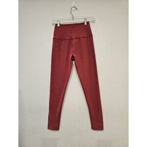Beyond Yoga Women's Midi High Waisted Red Heather Legging Size Medium